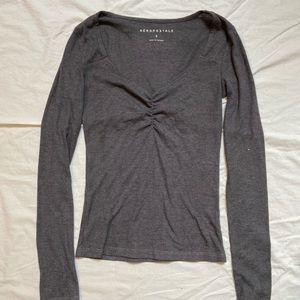 Grey Aeropostale long sleeve